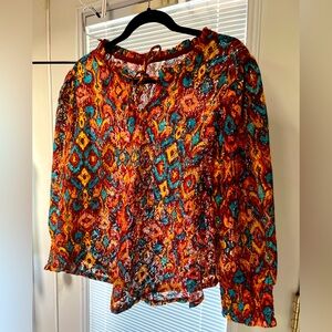 Cato Multicolor Patterned Blouse